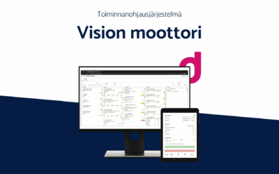 Toiminnanohjausjärjestelmä Vision Moottori esittelyssä G30 Road Showssa